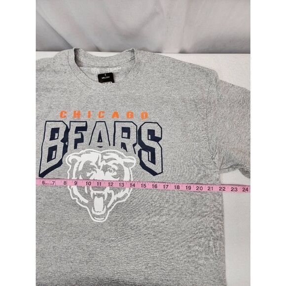New Era NFL Size Large Script Graphic Chicago Bears T-Shirt Grey - Picture 3 of 4